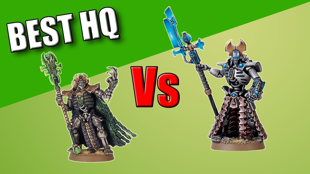Best Necron HQ 8th Edition - Anrakyr the Traveller Vs Imotekh the Stormlord