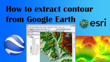 How to extract CONTOUR LINES   Google Earth to ArcGis _ create contour map