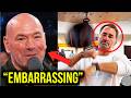 Dana White Mocks Eddie Hearn Boxing Training Footage (UFC 327 Press Conference)