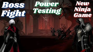 Boss Fight Test Power A New Shadow Slayer Ninja Game War - Gameplay / Old Grandore City