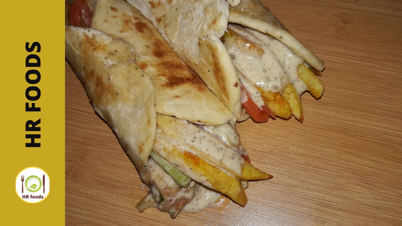 Vegetable Shawarma Veg Shawarma Veg Shawarma Recipe By HR Foods