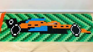 Formula 1 Racing Team Logos In 22,000 Dominoes
