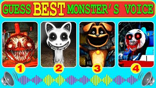 Guess Monster Voice Choo Choo Charles, Zoonomaly, DogDay, Spider Thomas Coffin Dance