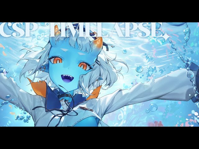 ✦CSP SPEEDPAINT✦ Sea Angel OC - YouTube