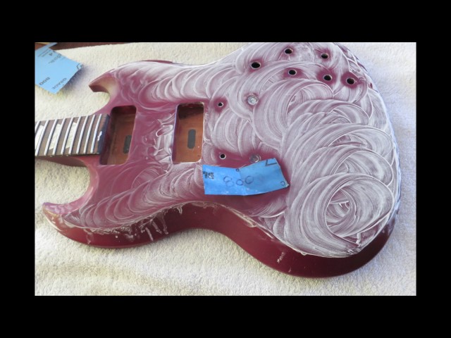 Gibson 2013 SG Refinish to Heritage Cherry Gloss Nitro1 - YouTube