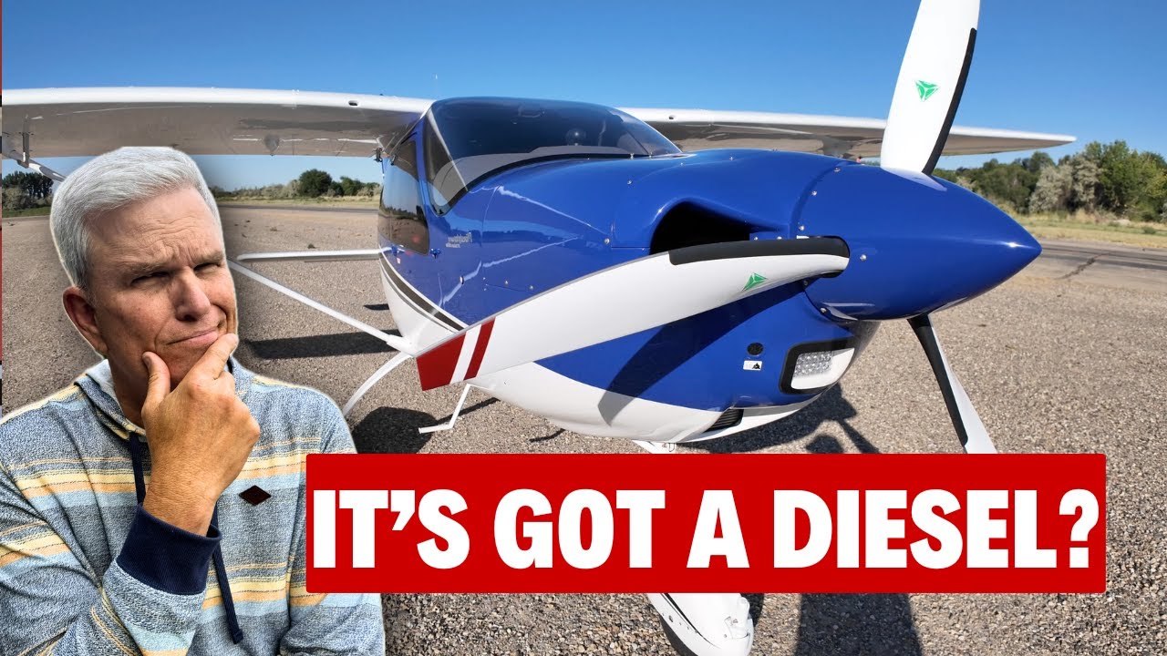 Flying with a diesel engine