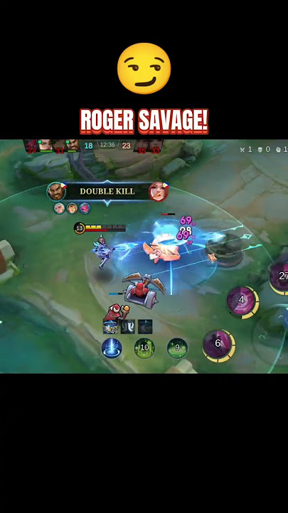 ROGER SAVAGE! -MLBB #mlbbshorts #mlbbhighlights #mlbb #shorts