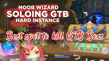 BEST SPOT FOR KILLING GTB HARD INSTANCE | NOOB WIZ BUILD ROX