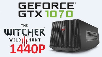 Alienware Amplifier GTX 1070 vs 1440p High Witcher 3 Gameplay/Benchmark