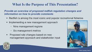 Redfish - Panhandle Region 2022 Recorded Workshop Presentation