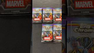 Opening Packs Topps Chrome Marvel Cards!!