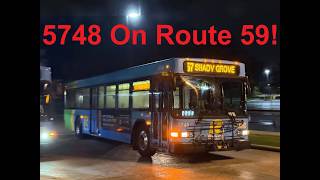 NeoplanDude | MCT Ride On 2009 Gillig Advantage #5748 On Route 59, To Rockville Station!