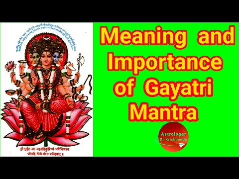 Video: Jsou gayatri a saraswati stejné?