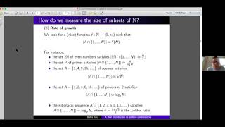 MathSoc Galois LS - A short introduction to additive combinatorics by Borys Kuca
