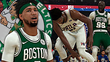 THE GOAT HAS RETURNED! Tacko Fall DUNKED On EMBIID! NBA 2K20 Eli Harris #1