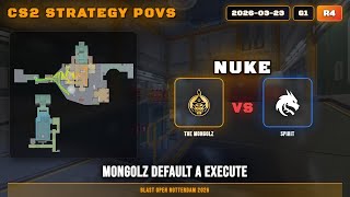 MongolZ Default A Execute - Nuke G1R4 | The MongolZ | BLAST Open Rotterdam 2026 | CS2 POV Analysis