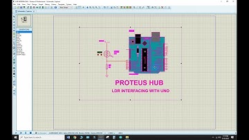 LDR Interfacing with Arduino UNO || Proteus Simulation || Proteus Hub