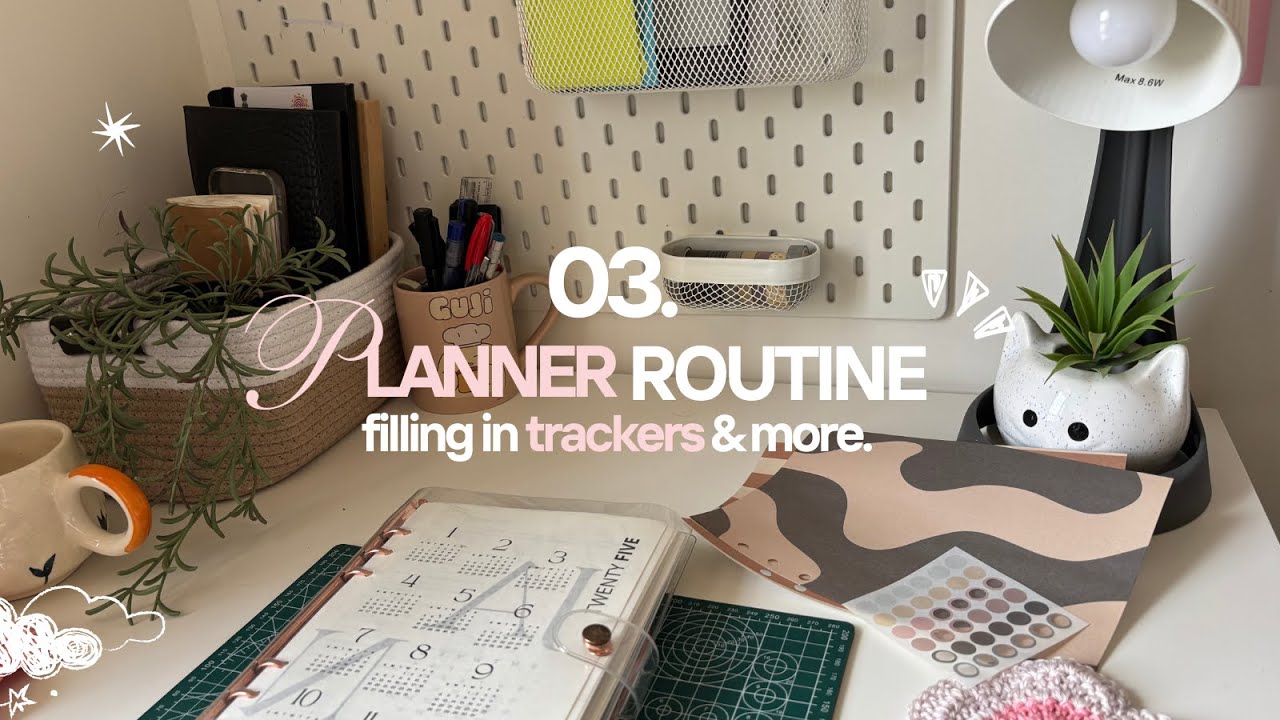 A day into My Planner | Planning, Journaling, Tracking & More | A5 Planning System