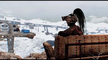 30 Min Gameplay of a Nuclear Winter Wasteland - Fallout 4 Ultra Modded