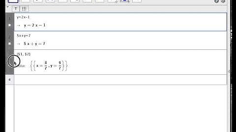 GeoGebra   CAS Example