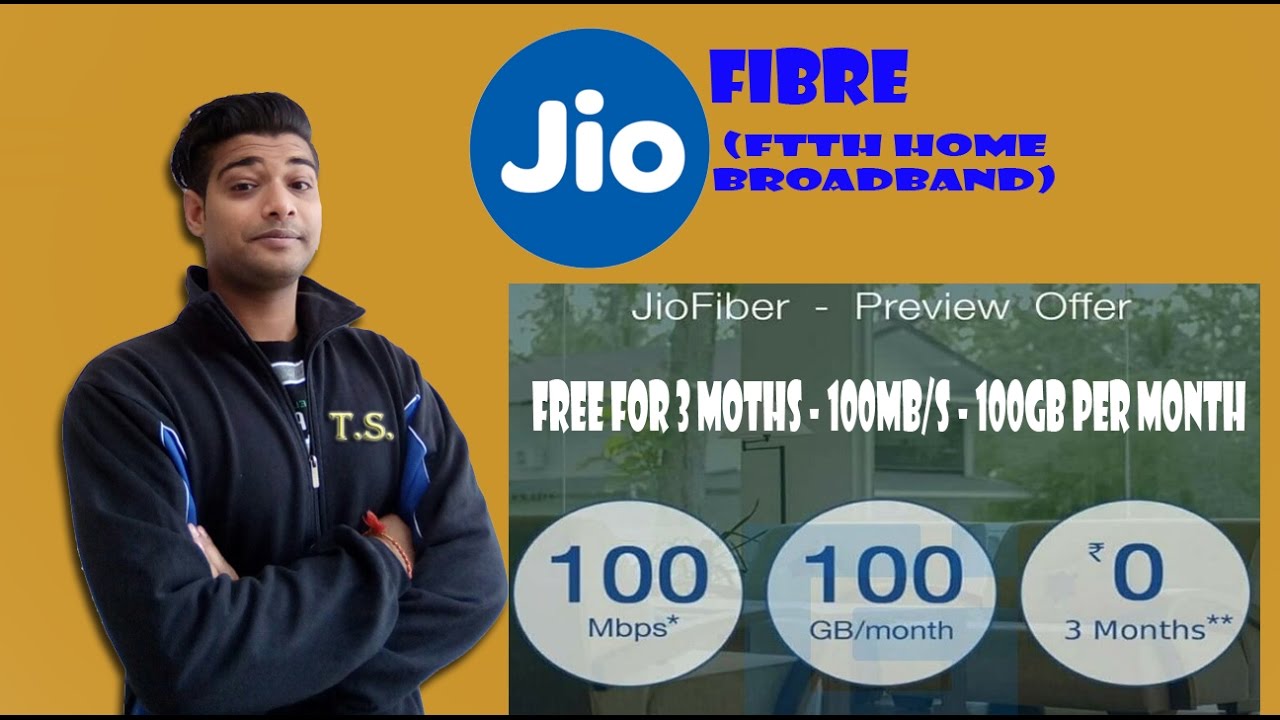 Jio Fibre Preview Offer?3 Months Free 100 mb/s Broadband!!