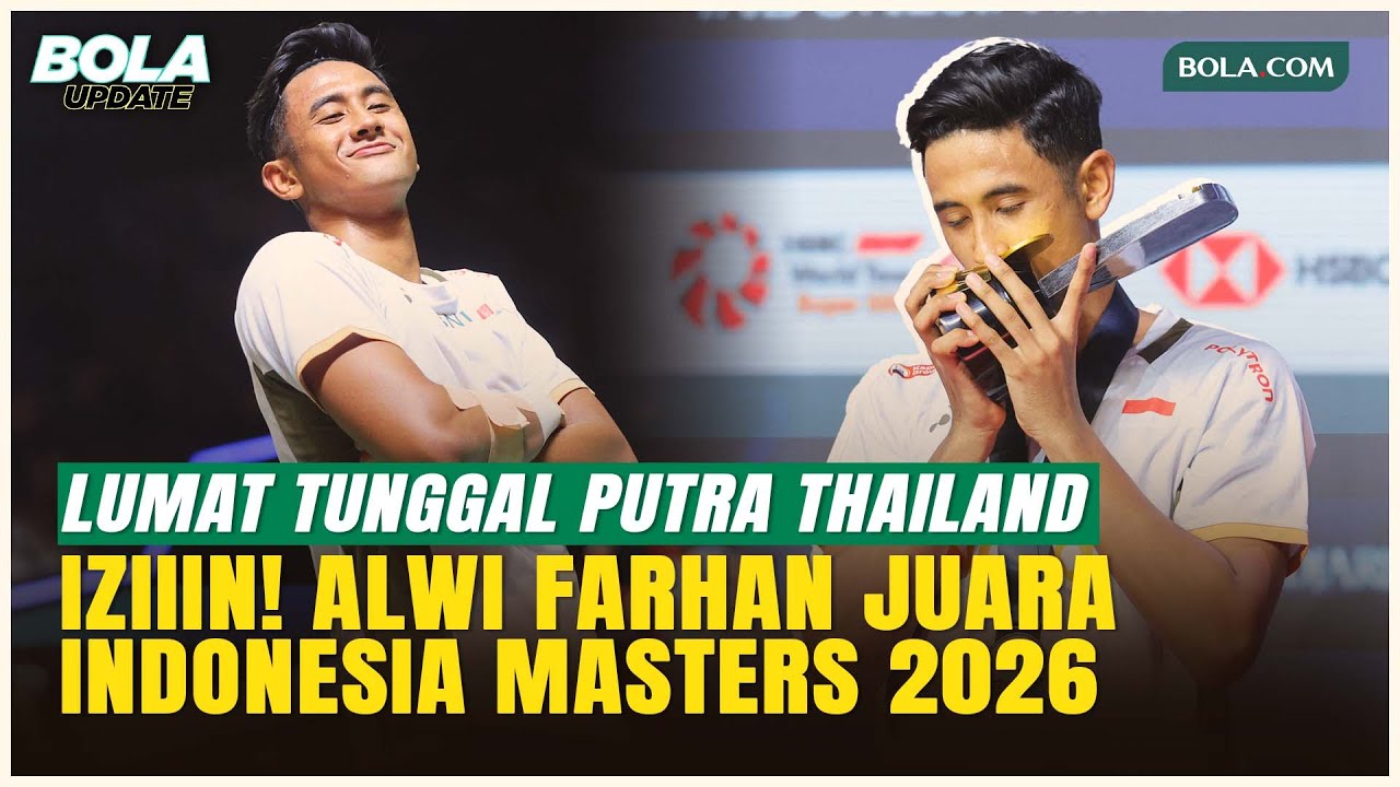 Malam Milik Alwi Farhan: Indonesia Masters 2026 Berakhir Manis usai Taklukkan Tunggal Putra Thailand