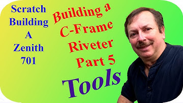 Building a Zenith 701 Experimental Airplane, Building a C-Frame Riveter Part 5