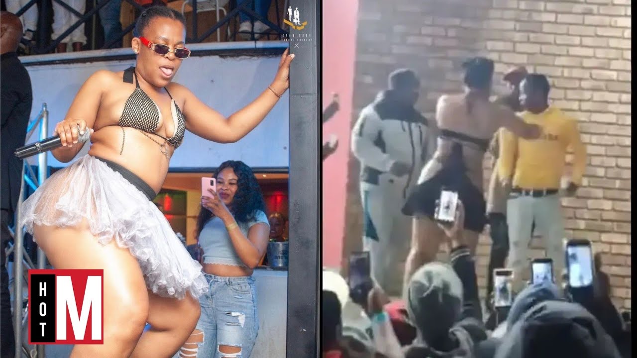 Zodwa Wabantu Beats Up Fan Who Touched Her Goodied On Stage YouTube