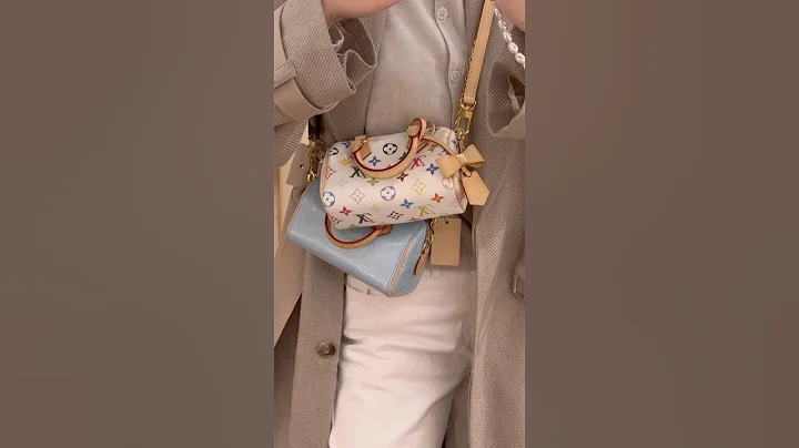 picking up my new Louis Vuitton murakami nano speedy 😍 #louisvuittonmurakami #louisvuittonbag