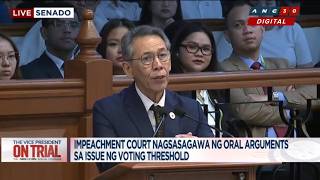 Lowering voting threshold leads to mistrial Rep. Chel Diokno weighs in | ANC