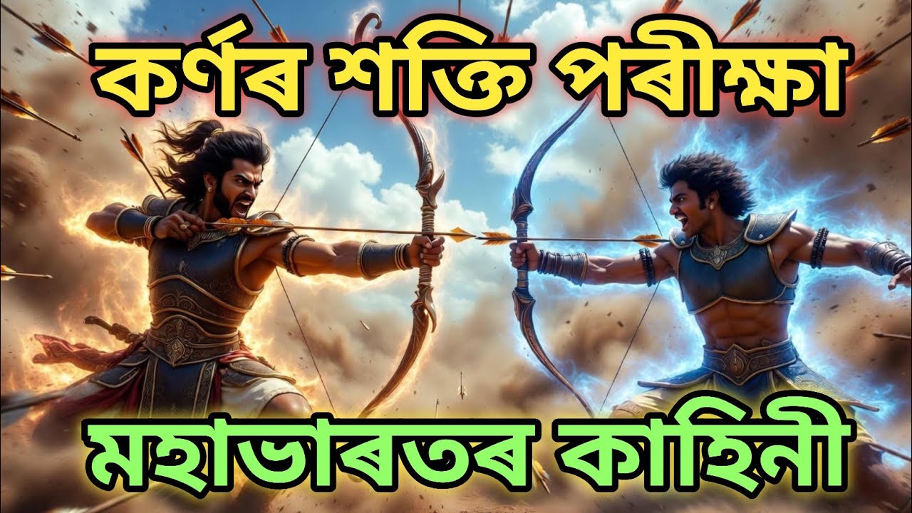 কৰ্ণৰ শক্তি পৰীক্ষা।মহাভাৰতৰ কাহিনী। mohavarot katha. কথা অমৃত।