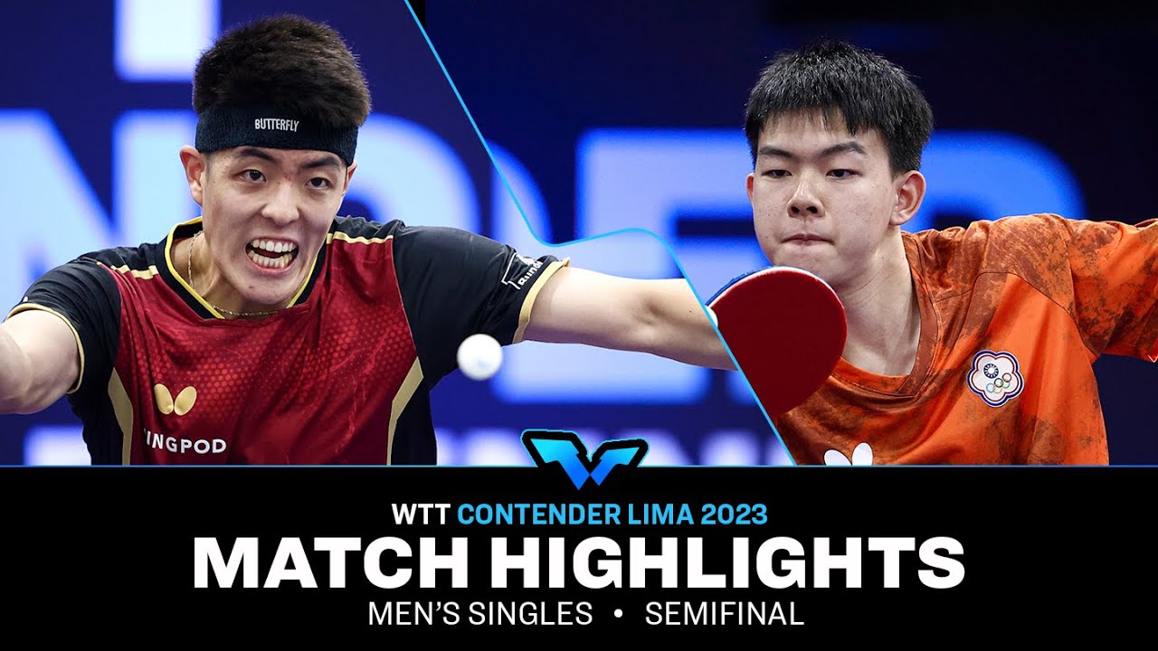 Dang Qiu vs Kao Cheng Jui | MS SF | WTT Contender Lima 2023