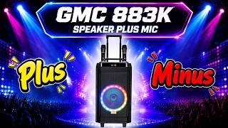 Dari 1,2 JT.an! Speaker+Mic Wireless GMC 883K Full Bass Kekurangan & Kelebihannya Wajib Nyimak Nih !