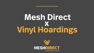 Mesh Direct x Vinyl Hoardings.