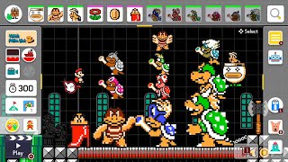 Super Mario Maker 2 - All Bosses Battle Course Maker