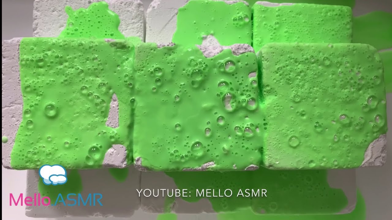 Pouring Bubbly Paste onto Crisp Gymchalk then Crushing FULL Blocks into a Fine Powder!