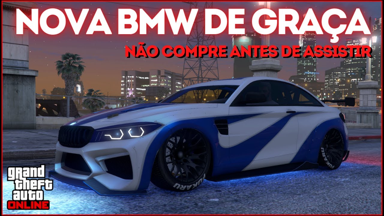 NOVA BMW DE GRAÇA NO GTA 5 ONLINE, NOVO CARRO CYPHER DE GRAÇA PRA VOCE ...