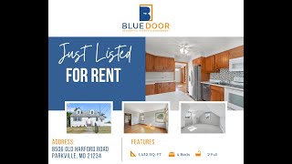 8506 Old Harford Road, Parkville, MD 21234 - Gorgeous 4 Bed/2 Full Bath Colonial FOR RENT!