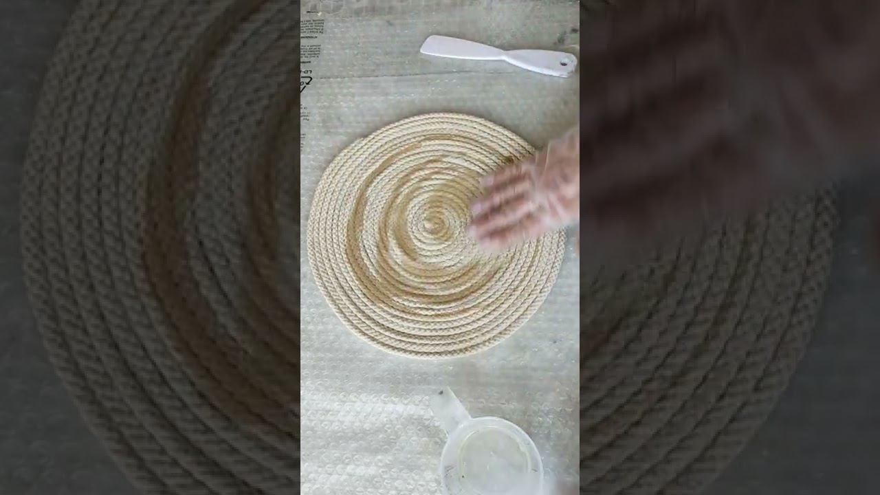 tutorial sottopiatto fai da te