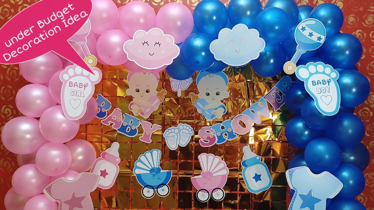 How To Decorate Home for Baby Shower Decoration Idea at Home Party