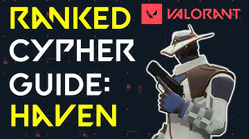 Ranked Cypher Setup & Playstyle Guide For Haven (Timestamps) | Valorant