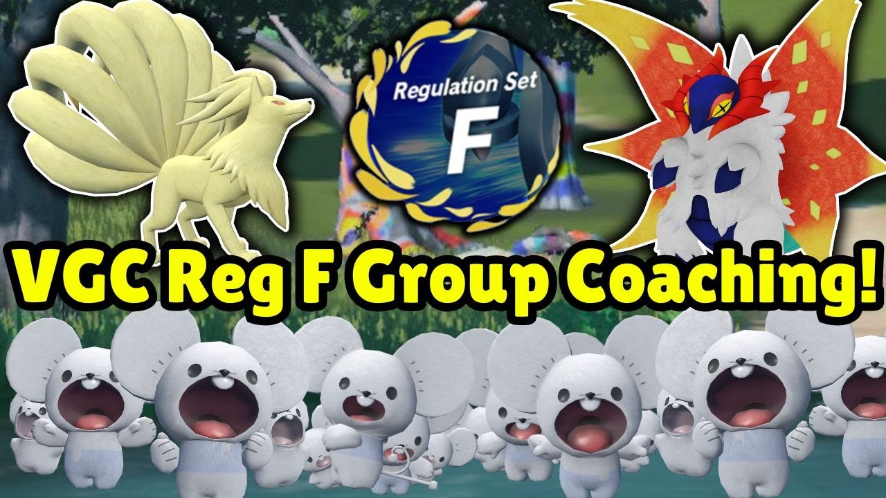 Pokemon VGC Reg F Group Coaching and Team Building! Competitive Showdown Wifi Battles