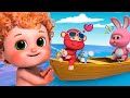 Fun Day at the Beach | Sea Animal Song | Kids cartoon | Blue Fish Kids Songs & Nursery Rhymes