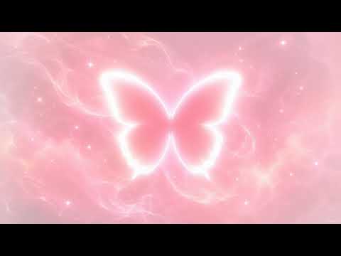 Pink Butterfly Screensaver 🦋 | 5 Hour Ambient Background Loop | Ultra HD Dreamy Aura Wallpaper