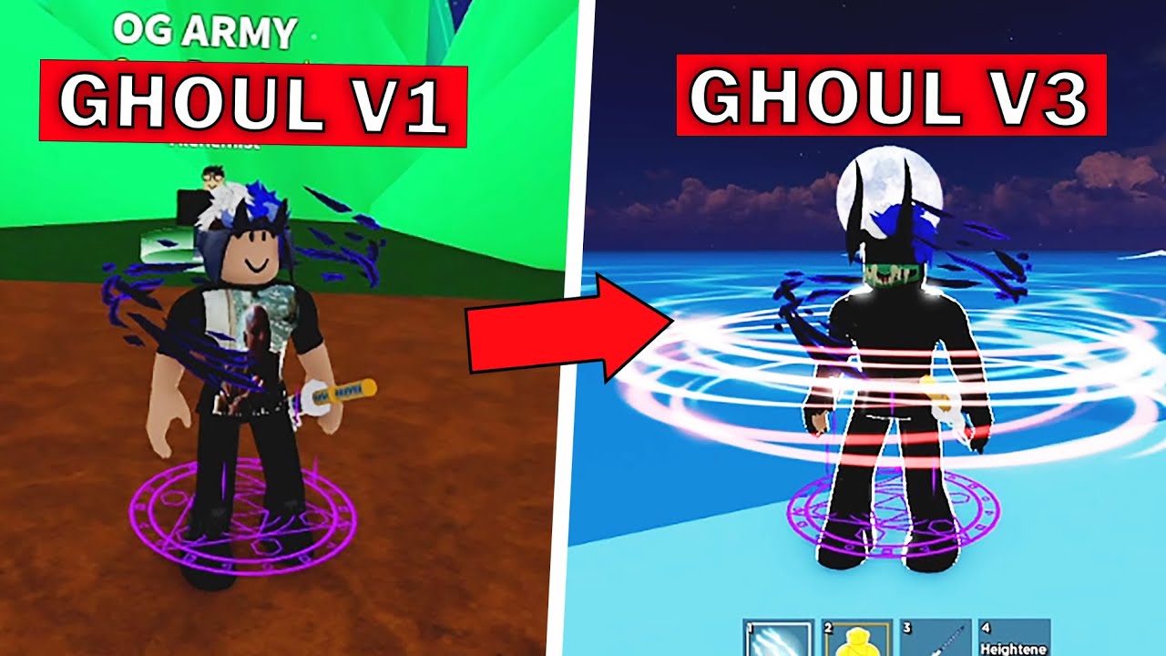 Unlocking My Ghoul Race to V2 & V3 (Roblox Blox Fruits) 