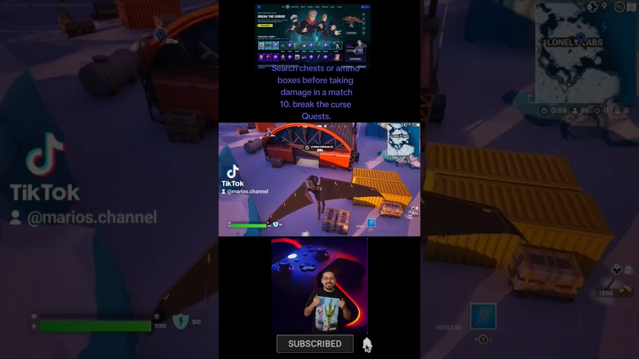 Search chests or ammo boxes before taking damage in a match 10 