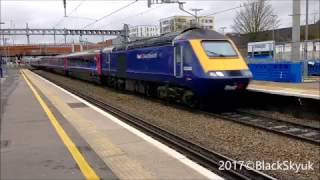 HST and Class 59 passing Slough.