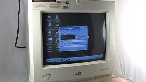 AST ADVENTURE 4066d Cyrix 486 DX2 All-In-One Demo
