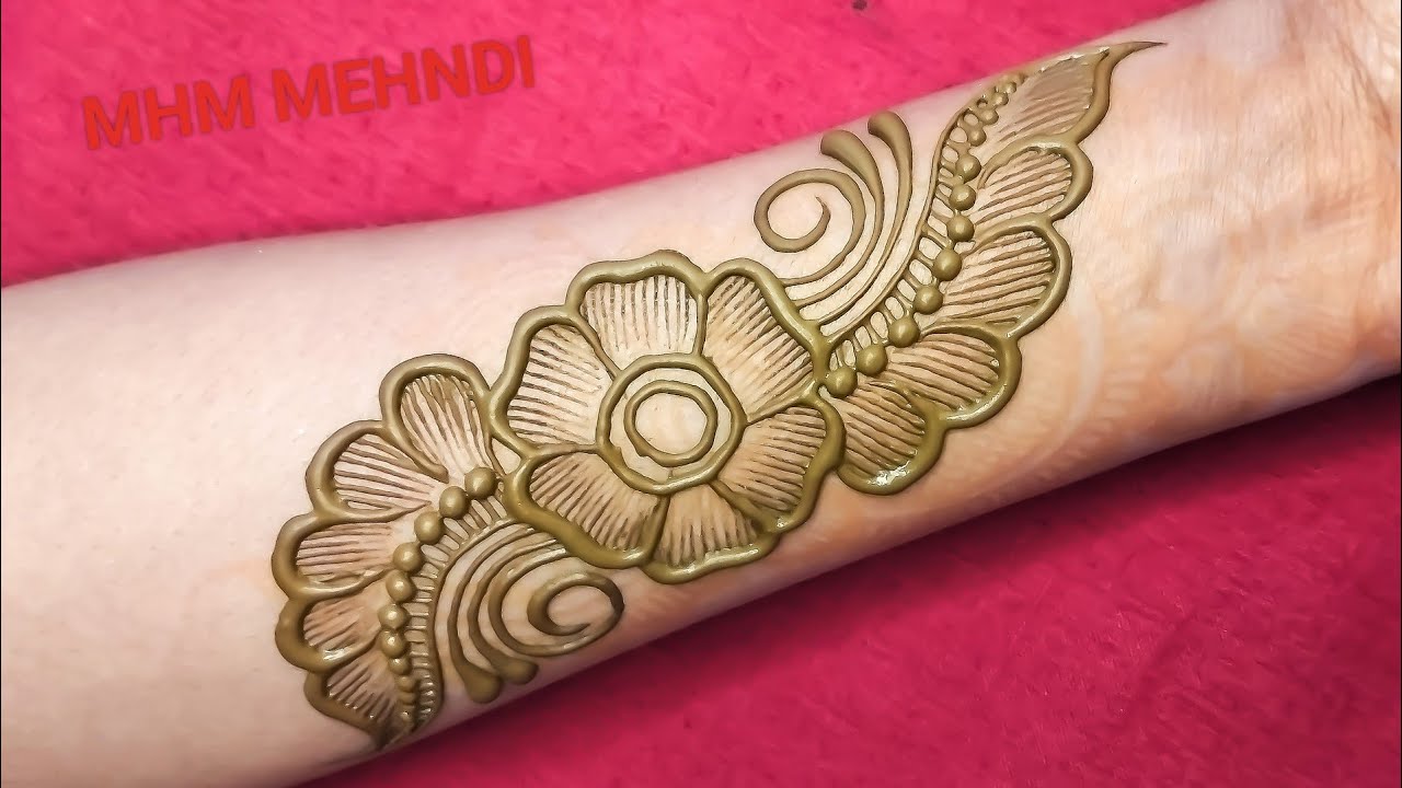 New Stylish & Beautiful Mehndi Design | Mehndi Ka Dijain | Simple ...