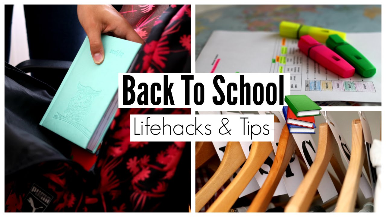 Back To School 2016 - Lifehacks & Tips | WorldOfVicky